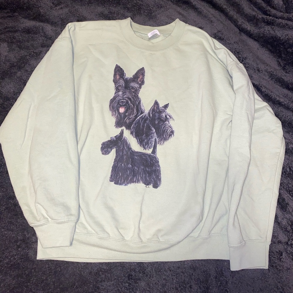 Vintage Women’s Scotty Dog Crewneck